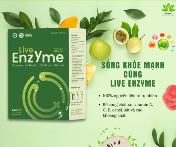 Live Enzyme Hộp 22 Gói - Hình ảnh 5