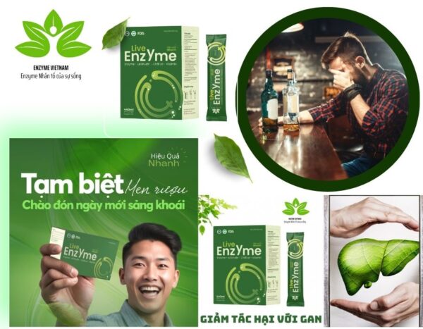 Live Enzyme Hộp 22 Gói - Hình ảnh 2